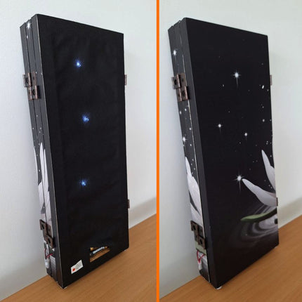 Raamscherm - Mini Decoratief Kamerscherm voor Vensterbank Magische Lotus Bloem