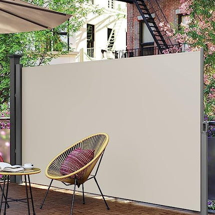 Uittrekbaar Windscherm Aluminium 200 x 350  Beige