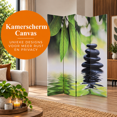 Kamerscherm Canvas met afbeelding