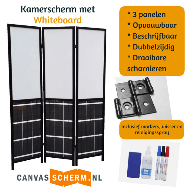 Kamerscherm met Whiteboard 