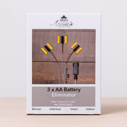 Batterijvervanger 3AA 3 aansluitingen