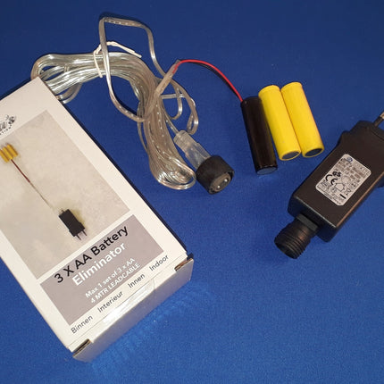 Batterij vervanger 3xAA - 1 aansluiting