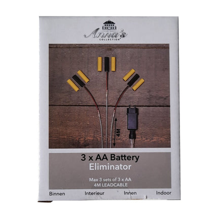 Batterij Vervanger 3xAA - 3 aansluitingen