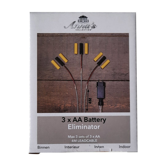 Batterij Vervanger 3xAA - 3 aansluitingen