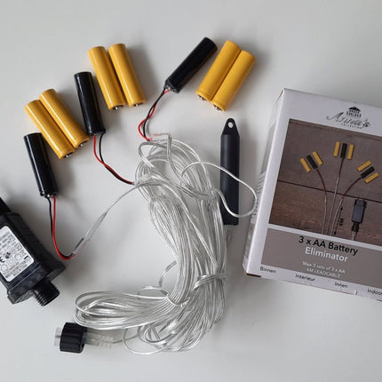 Batterij Vervanger 3xAA - 3 aansluitingen