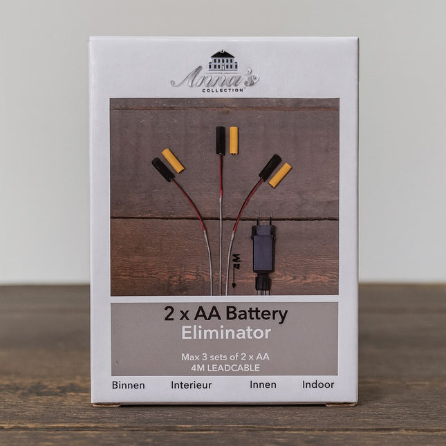 Batterij vervanger 2xAA 3 aansluitingen