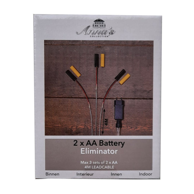 Batterij vervanger 2xAA 3 aansluitingen