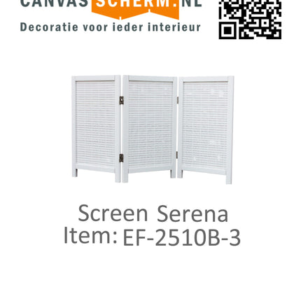 Raamscherm Serena Wit