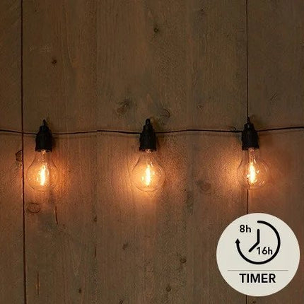 Lichtslinger LED Retro 10 lampen op batterijen