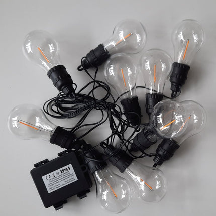 Lichtslinger LED Retro 10 lampen op batterijen