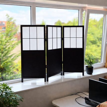 Japans laag raamscherm 90 cm in de vensterbank