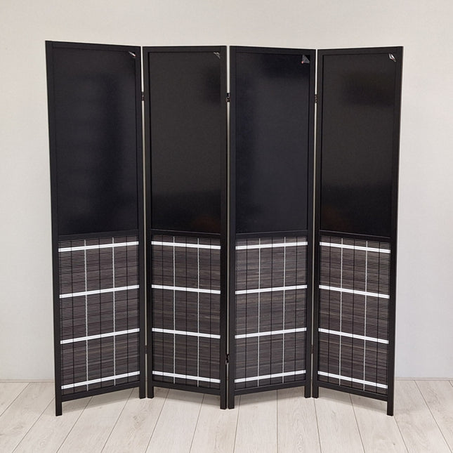 Kamerscherm Blackboard Barista 4panelen