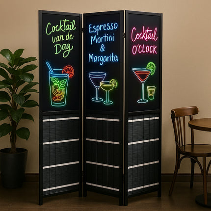 Kamerscherm met glanzend magnetisch blackboard