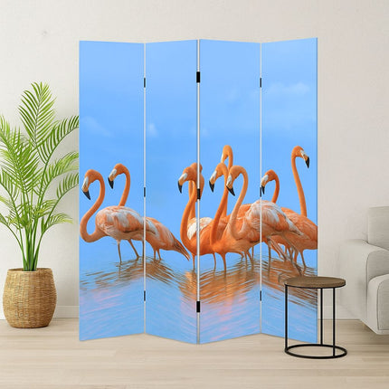 Kamerscherm met afbeelding Flamingo