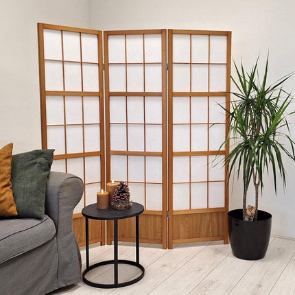 Kamerscherm Japans 150cm Naturel 4panelen