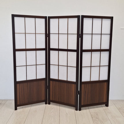 Kamerscherm Japans Laag 120cm Walnut
