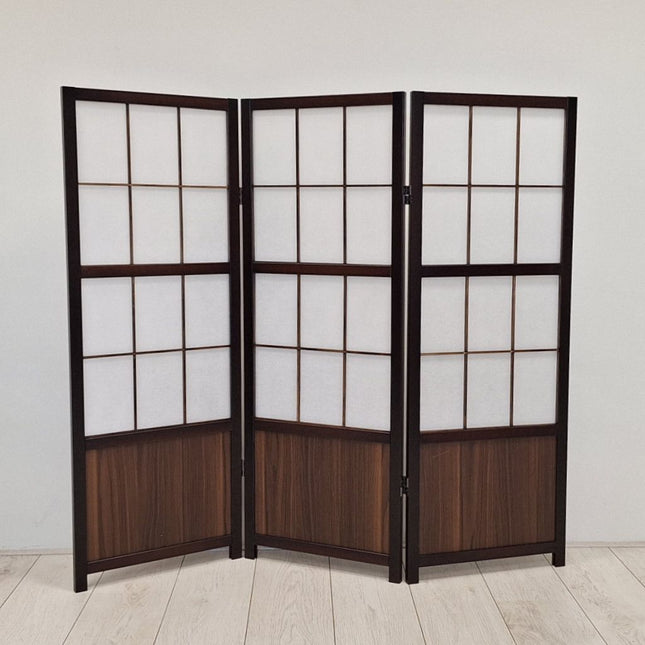 Tweedekans Kamerscherm / Raamscherm Japans Walnut 120 cm