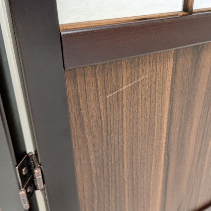 Tweedekans Kamerscherm / Raamscherm Japans Walnut 120 cm