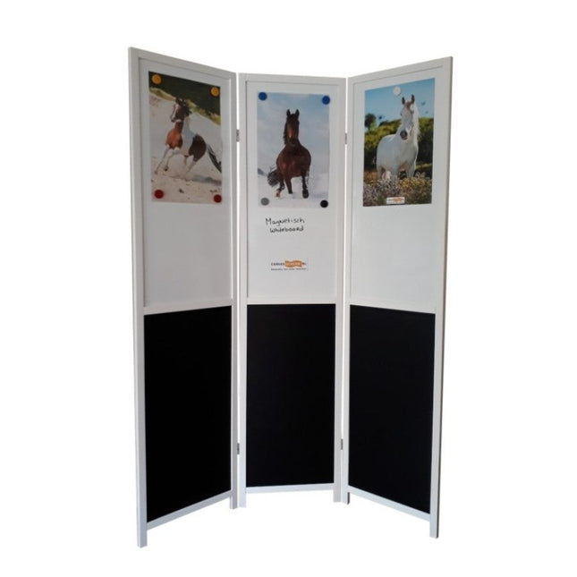Kamerscherm met magnetisch whiteboard