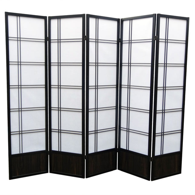 Kamerscherm Japans Byobu Naturel B220xH180 5panelen