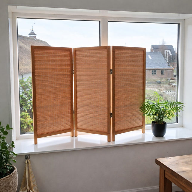 Tweedekans Kamerscherm / Raamscherm Naturel 90 cm