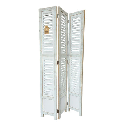 Decoratief shutterscherm in vintage stijl – 60x118 cm