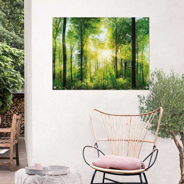 Tuindoek Zomer Bos 80x60