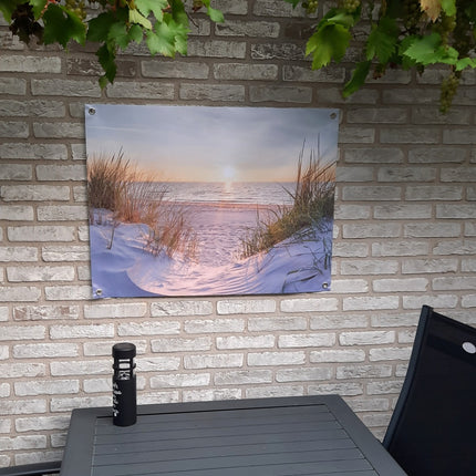 Tuindoek Zonsondergang 80x60