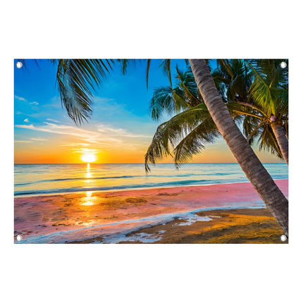 Tuinposter Paradise Sunset