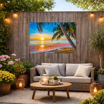 Schutting poster Paradise Sunset 