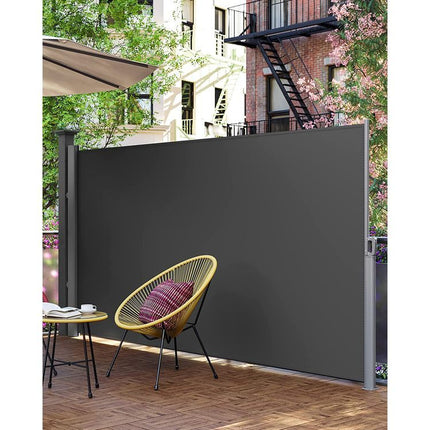 Uittrekbaar Windscherm Aluminium 200 x 350 Antraciet