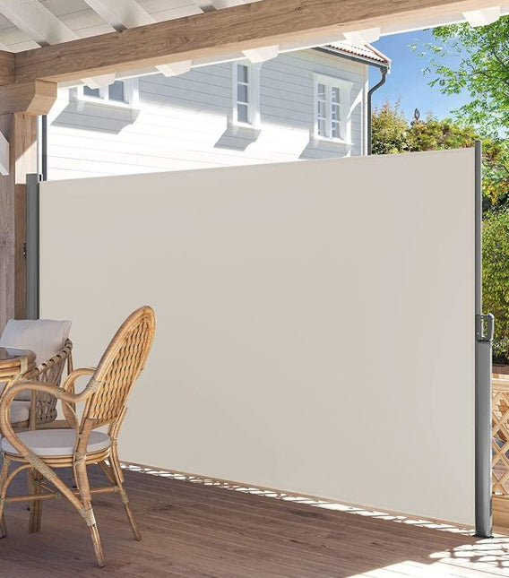 Uittrekbaar Windscherm Aluminium 180 x 350 Beige